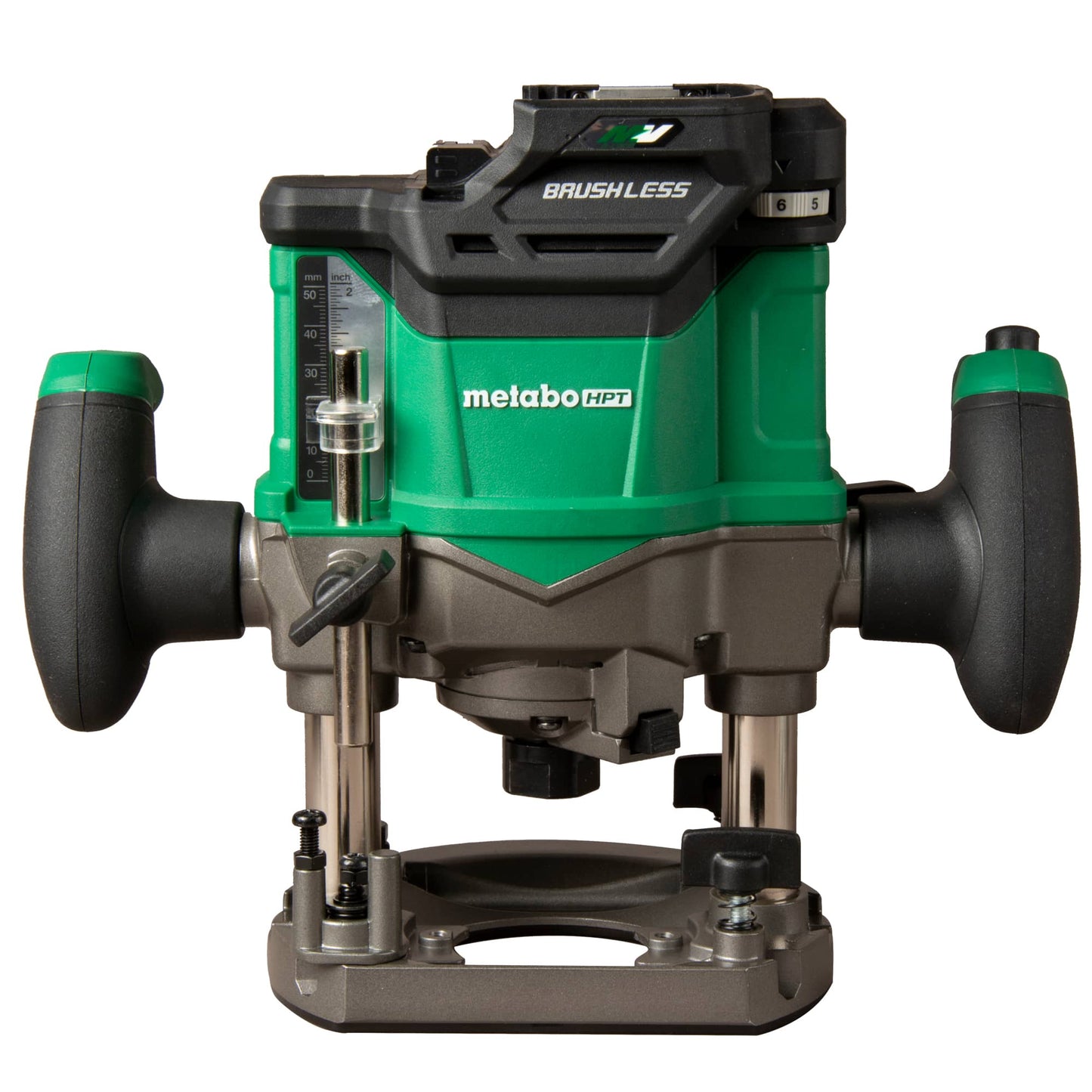 Metabo HPT 1/4-in and 1/2-in 2-HP Variable Brushless Plunge Cordless Router (Bare Tool) M3612DAQ4M