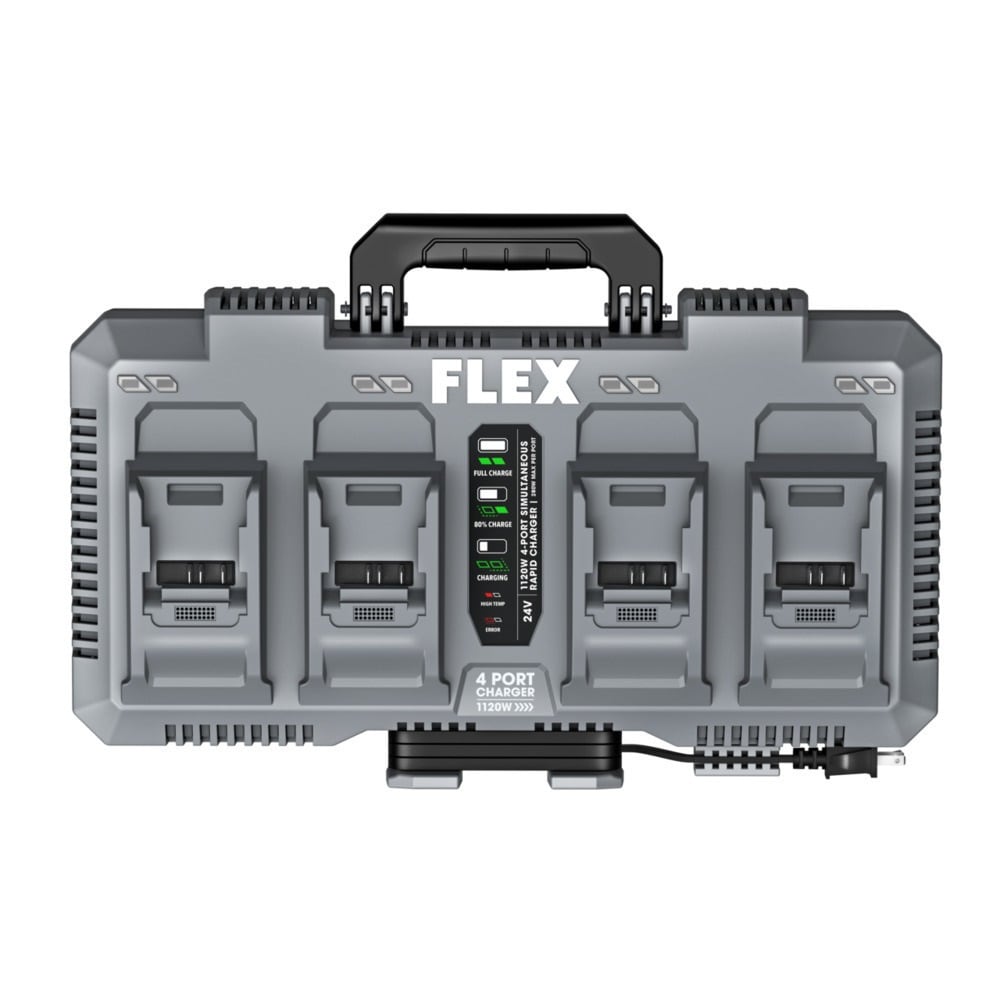 FLEX 4-Port 24-V Lithium-ion Power Tool Battery Charger FX0451-Z