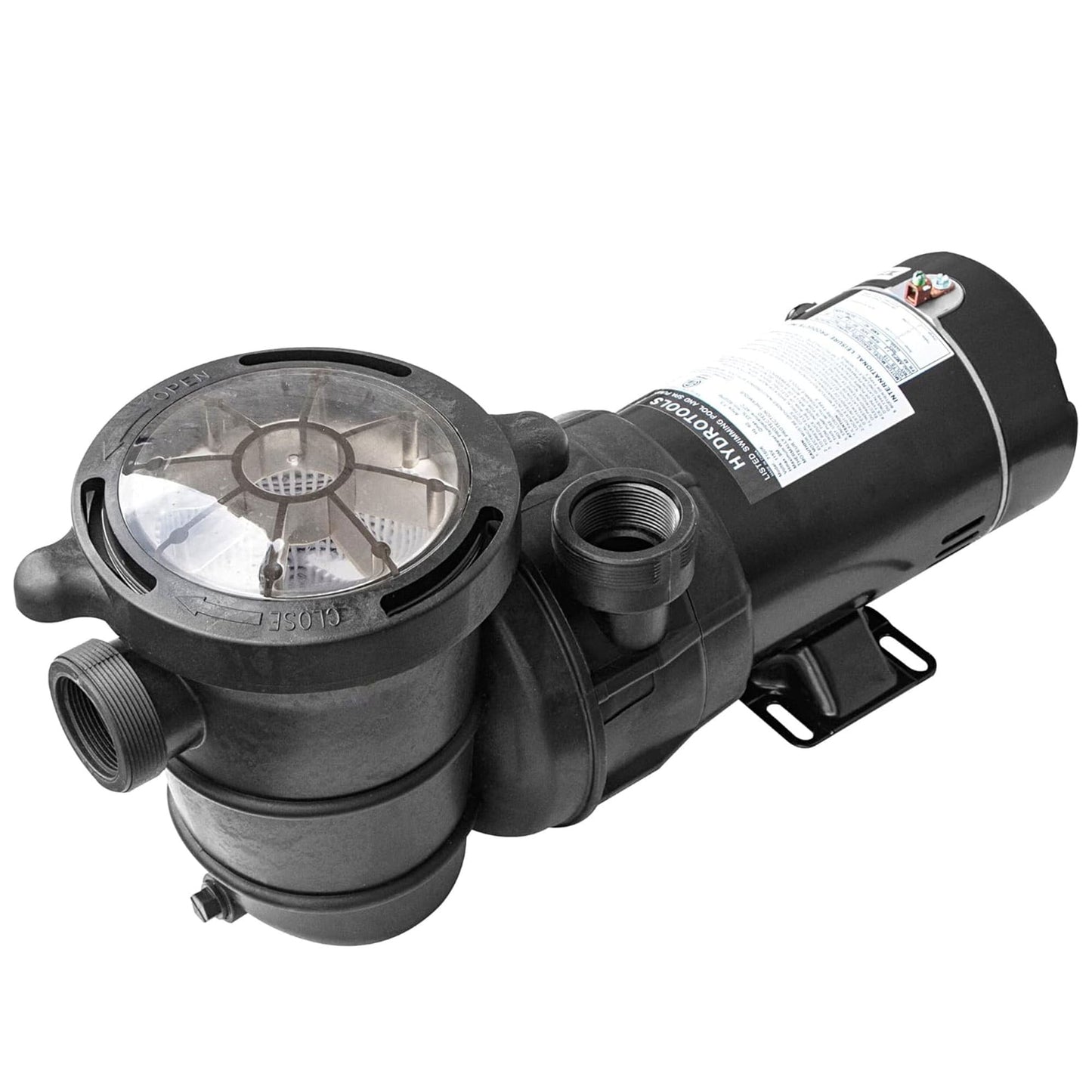 Swimline HydroTools Hydro Flo 1.5 HP 5 940 GPH 3 450 RPM Vertical Discharge Pump