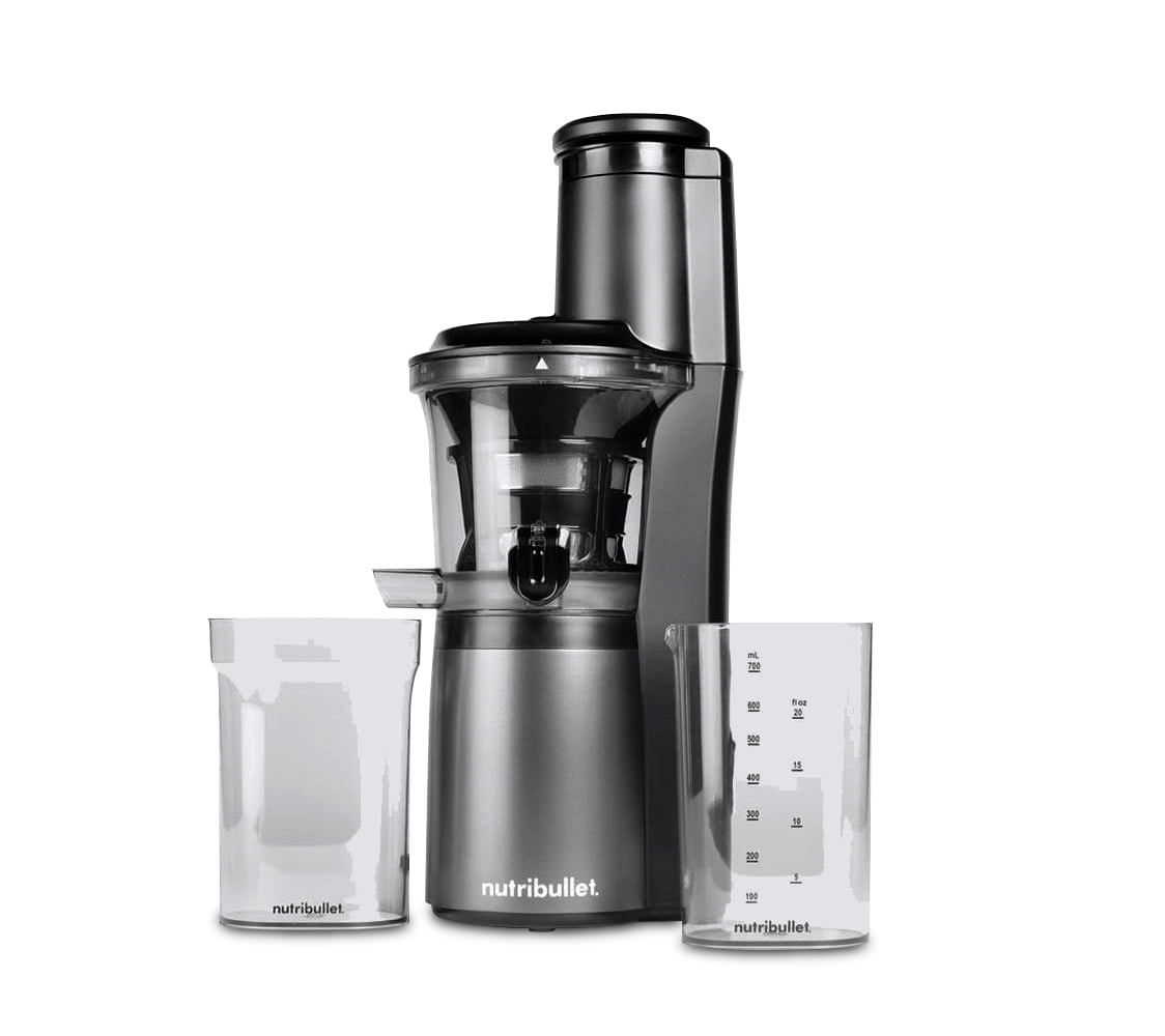 nutriBullet Slow Juicer, Gray, Clear, Black, Multi-Color