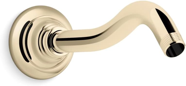 KOHLER 72775-AF Artifacts Shower Arm And Flange in Vibrant French Gold