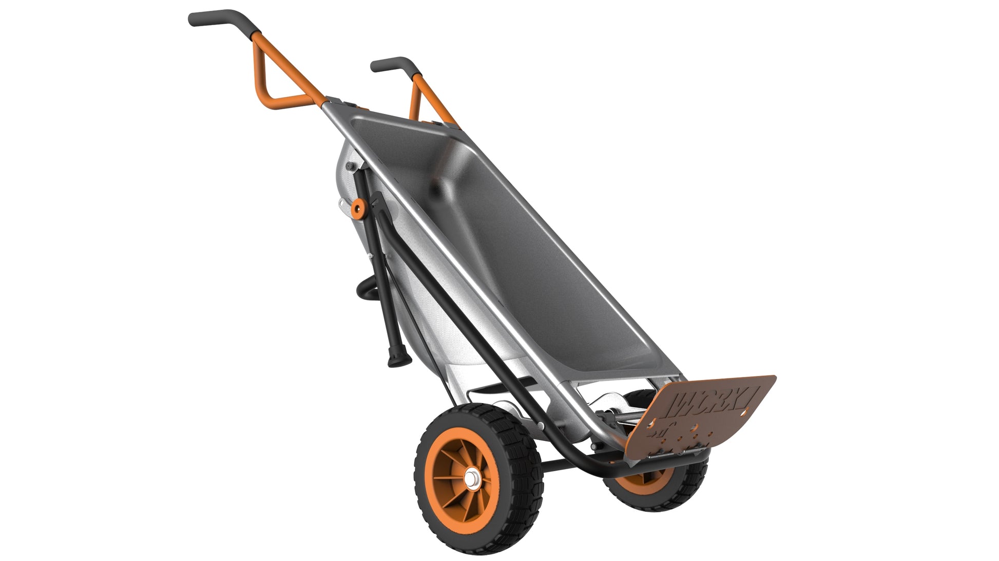 WORX 3-cu ft Steel Folding Yard Cart WG050