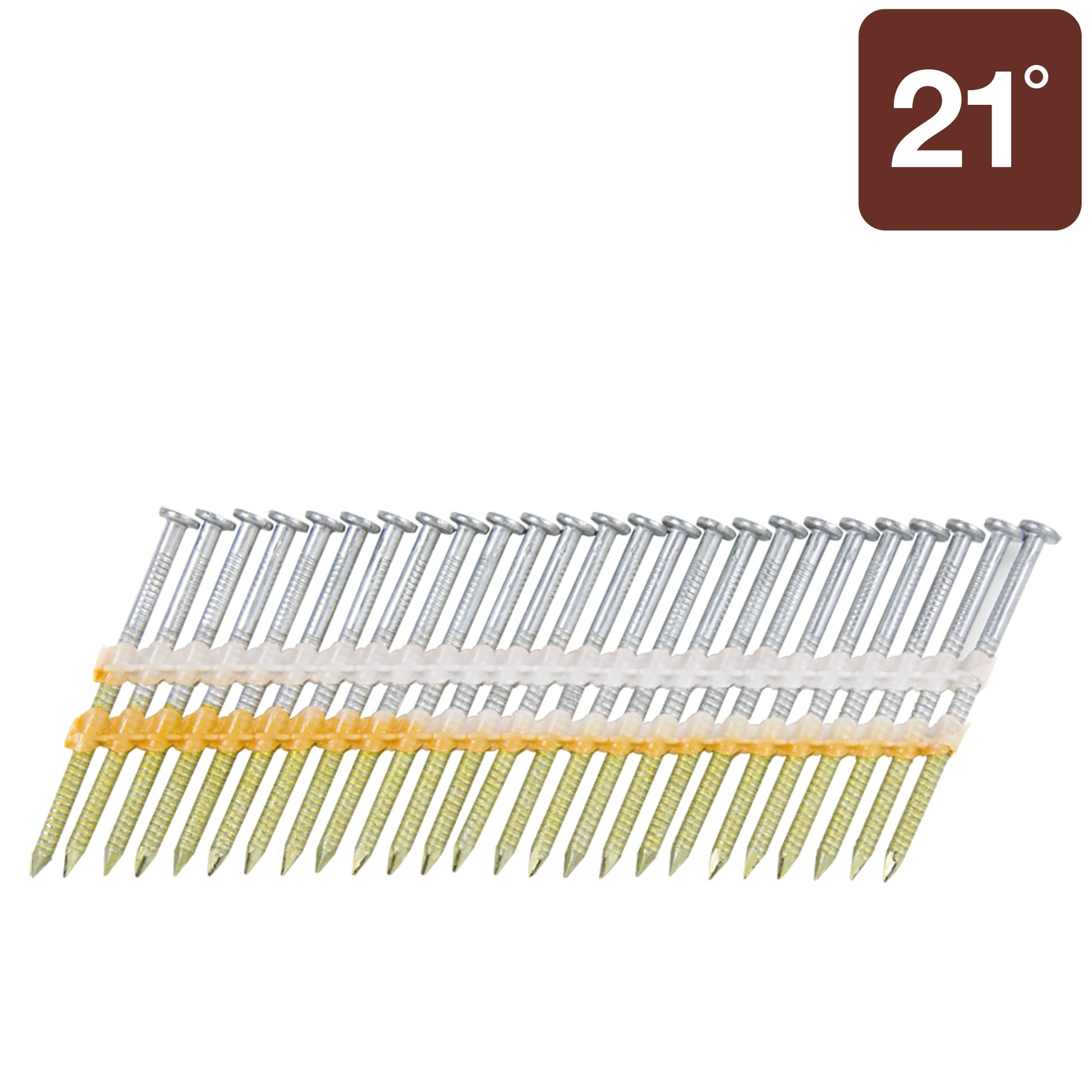 Metabo HPT 2-3/8-in x 0.113-in 21 Degree Hot-Dipped Galvanized Ring Shank Collated Framing Nails (1000-Per Box) 10161HPT