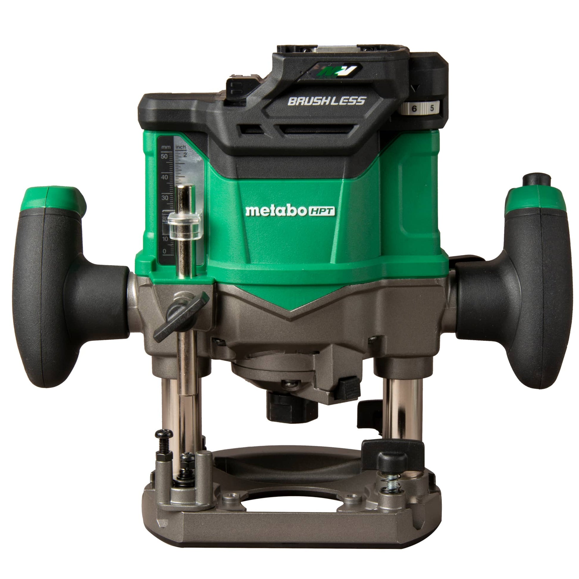 Metabo HPT 1/4-in and 1/2-in 2-HP Variable Brushless Plunge Cordless Router (Bare Tool) M3612DAQ4M