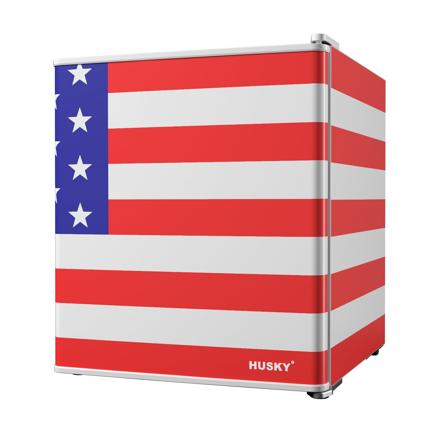 HUSKY Husky Mini Fridge 1.5-cu ft Mini Fridge ( USA Flag ) Garage Ready ENERGY STAR