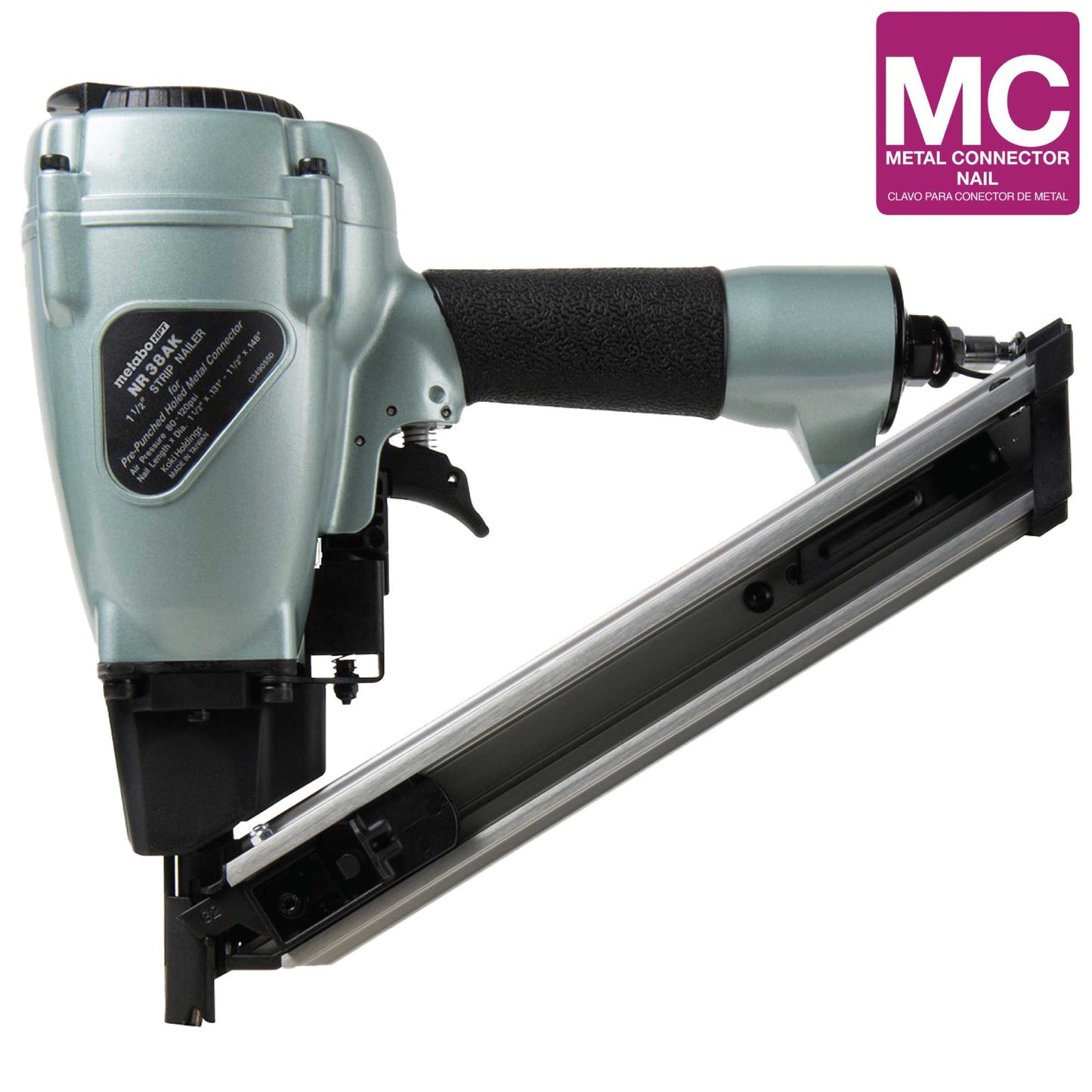 Metabo HPT 1.5-in Pneumatic Metal-connecting Nailer NR38AKM