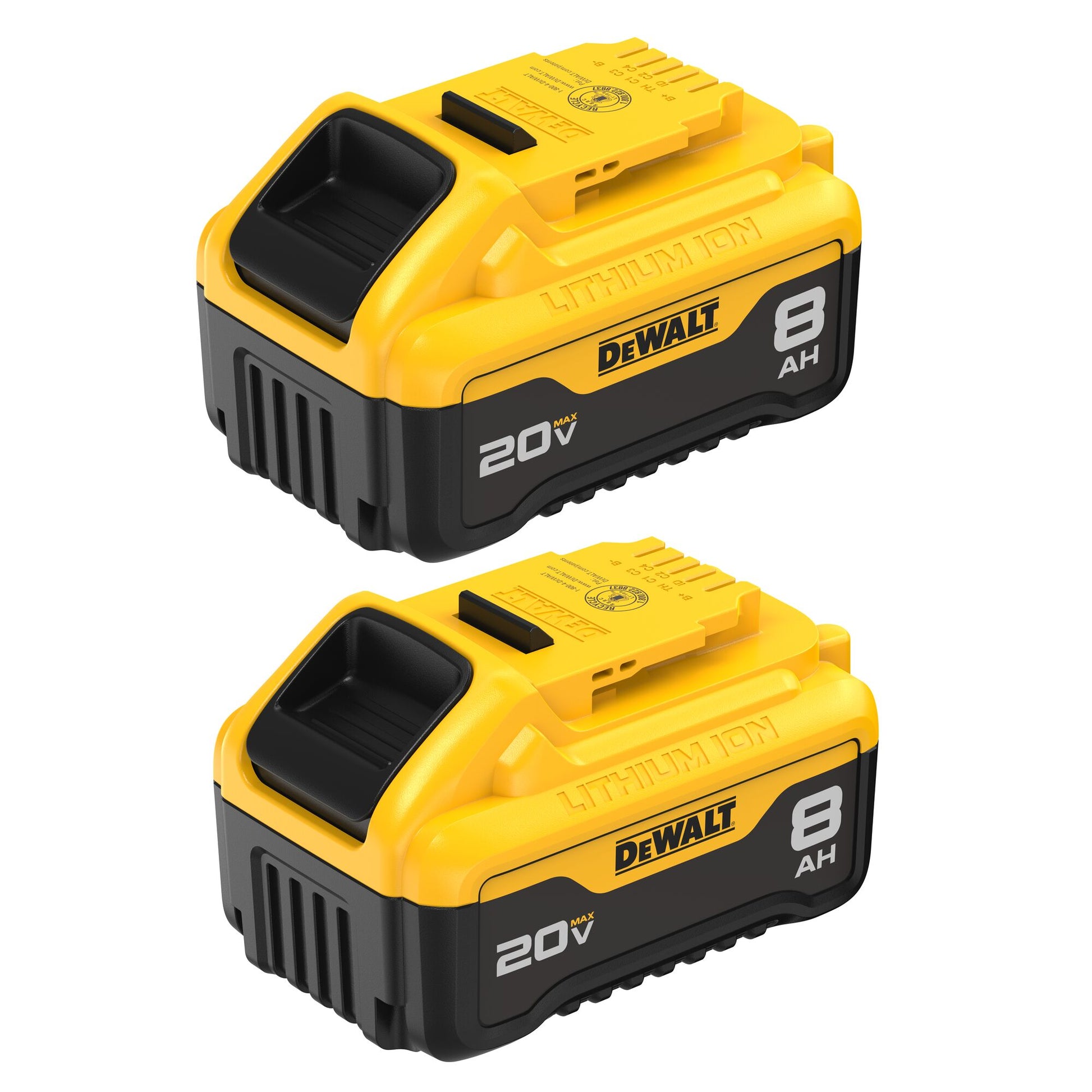 DEWALT 20-V 2-Pack Lithium-ion Battery (8 Ah) DCB208-2