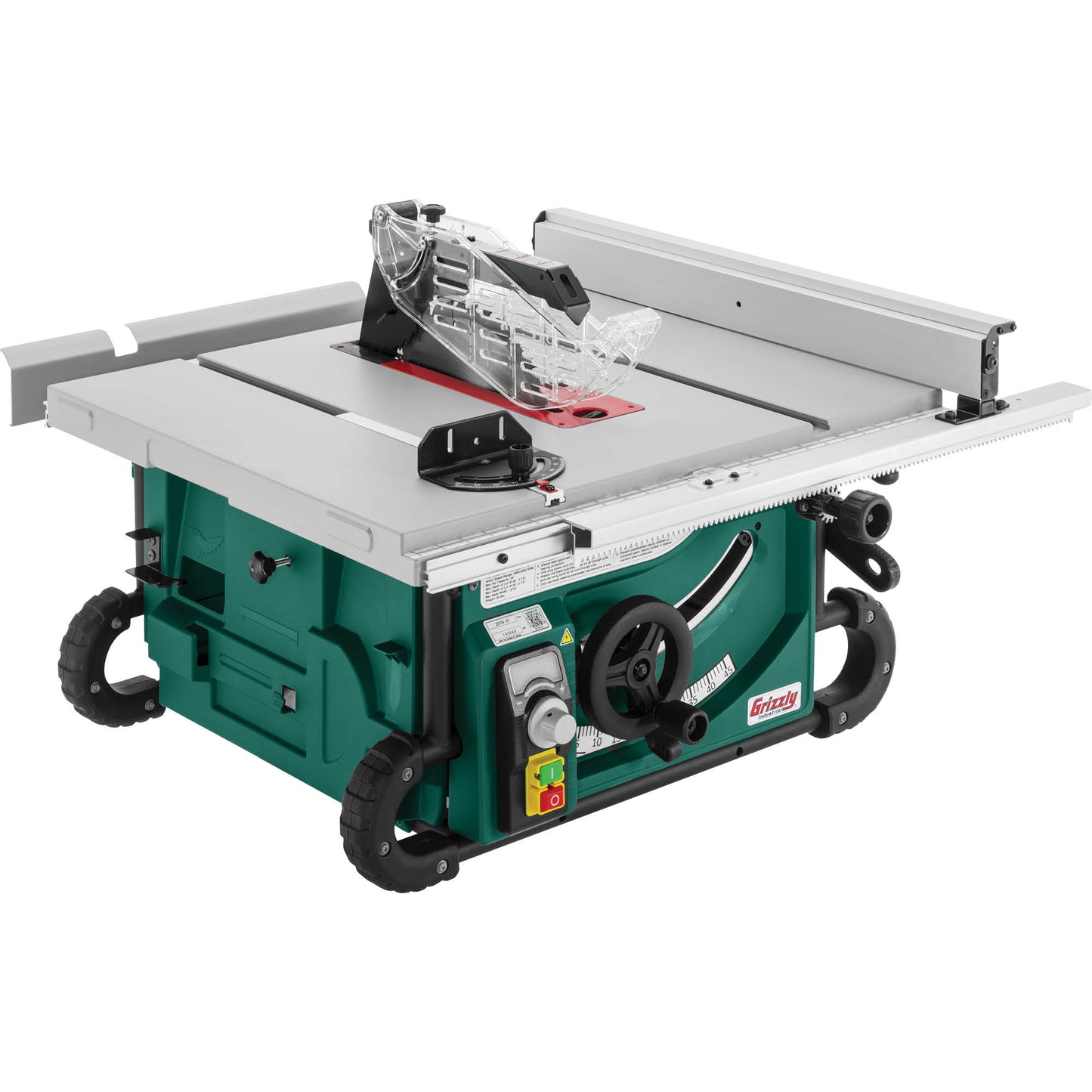 Grizzly G 10 15-Amp 120-Volt Corded Portable Benchtop Table Saw with Fixed Stand G0869