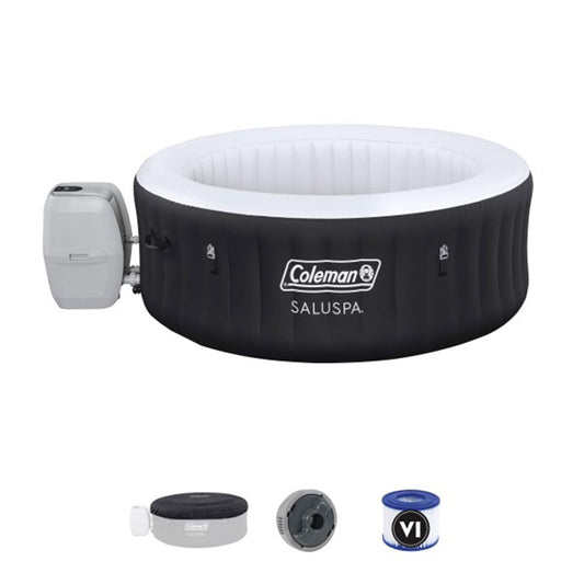 Coleman SaluSpa 60 Jet 4 -Person Inflatable Round Hot Tub (Cover Included)