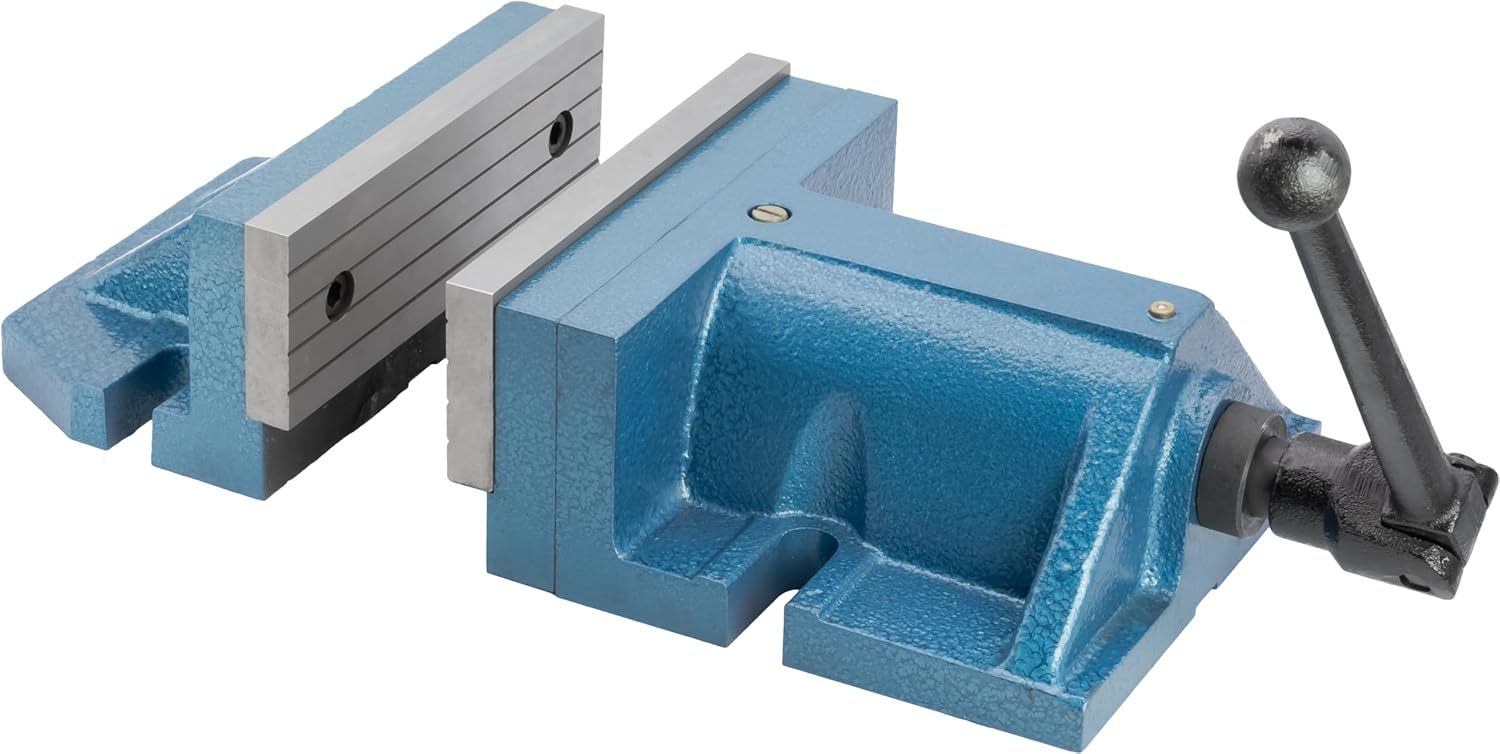 2-Piece Milling Vise, 8" Jaw Width, 2 1\/2" Jaw Height