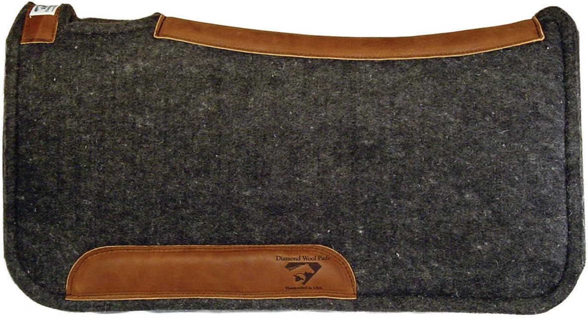 Diamond Wool Contour Felt Ranch Pad 30X30