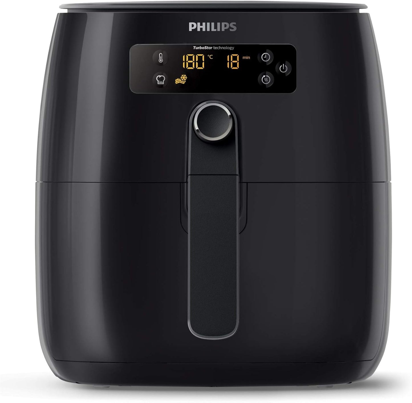 Philips Airfryer, Avance Turbo Star, Digital, Black, HD9641/96
