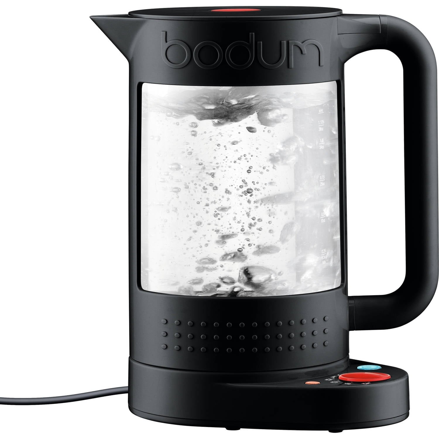 Bodum Bistro Electric Double Wall Water Kettle with Temperature Control, 37 Ounce, Black