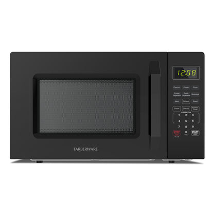 Farberware 1.1 Cu. Ft. 1000-Watt Compact Microwave Oven, Black