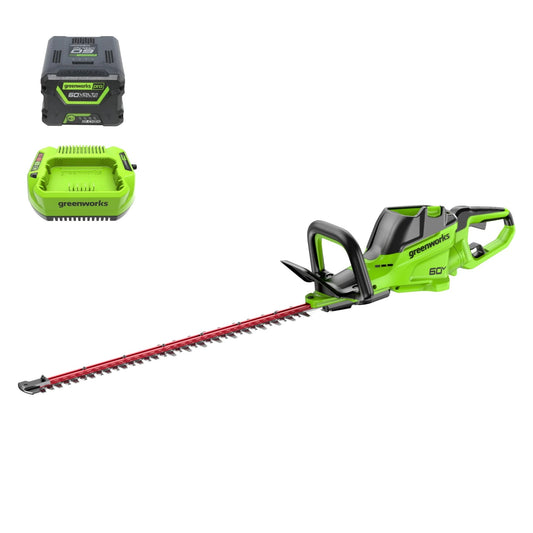 Greenworks 60V 26" Hedge Trimmer with 2.0 Ah Battery & 3 Amp Charger 2216602